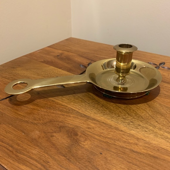 Brass taper candle holder - Picture 1 of 5
